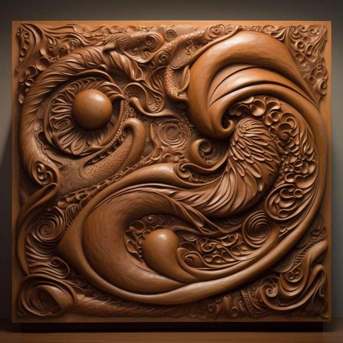 نموذج ثلاثي الأبعاد لآلة CNC 3D Art 